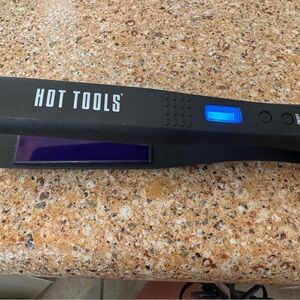 Hot Tools Black Hair Straightener hot tools flat iron model HT7106